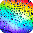 Programikonen: Rainbow Drops Live Wallpa…
