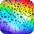 Rainbow Drops Live Wallpaper