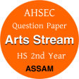 AHSEC/HS Arts Stream Question Paper 2012-2020