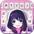 Anime Cat Girl Keyboard Background