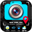 Icoon van programma: GPS Map: GPS Camera: Geot…