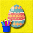 程序图标：Kawaii Coloring Eggs Book