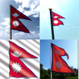 Icon of program: Nepal Flag Wallpaper: Fla…