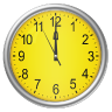 Yellow clock (Wallpapyrus pro) icon