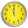 Yellow clock (Wallpapyrus pro)