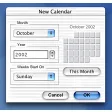 Web Page Calendar Maker