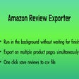 Amazon Review Exporter