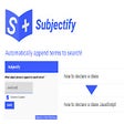 프로그램 아이콘: Subjectify