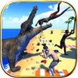 プログラムのアイコン：Crocodile Sim Beach Hunt