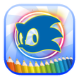 程序图标：Blue Hedgehogs Coloring.