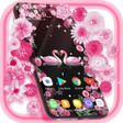 Icon of program: Swans Love Live Wallpaper…