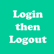 Ícone do programa: Login or Logout Menu Item