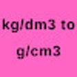 程序图标：kg/dm3 to g/cm3