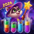 Ícone do programa: 3D Colorful Sort Magic Wa…