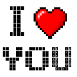 Valentines Love Color By Number-Pixel Art Coloring