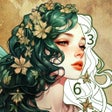 프로그램 아이콘: 花花填色: 数字涂色绘本
