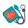 プログラムのアイコン：Bp App: Blood Pressure Tr…
