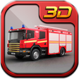 أيقونة البرنامج: Fire fighter Truck 3d