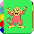 程序图标：monkey sketch and colorin…