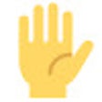 Sync raise a hand icon
