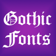 Gothic Fonts for FlipFont icon