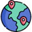 أيقونة البرنامج: Country Info New Tab
