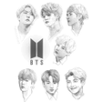 How to draw BTS