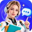 ไอคอนของโปรแกรม: Fluenzy: AI Language Tuto…
