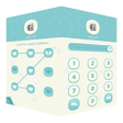 Ikon program: AppLock Theme Blue