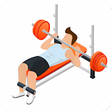 プログラムのアイコン：Dumbbell  barbell Workout