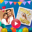 プログラムのアイコン：Birthday video maker with…