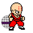 Legendary Fighter Pixel Art icon