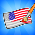 Icoon van programma: Coloring The Flag Puzzle
