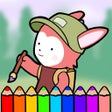 プログラムのアイコン：Coloring Book 4 Kids