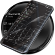 أيقونة البرنامج: Dialer MetalGate Black th…