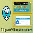 أيقونة البرنامج: Telegram Video Downloader…