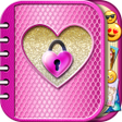 プログラムのアイコン：Pink Diary with Lock Pass…