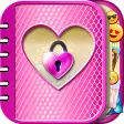 Pink Diary with Lock Password
