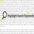 Highlight Search Keywords