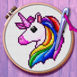 Ícone do programa: Magic Cross Stitch: Color…