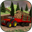 Log Transporter Tractor Crane icon