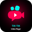 Ícone do programa: Tik-Tik Video Player App