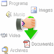 プログラムのアイコン：Internet Download Acceler…