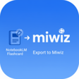 أيقونة البرنامج: NotebookLM to Miwiz Flash…