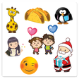أيقونة البرنامج: Cute Stickers