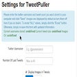 プログラムのアイコン：TweetPuller by Jane Ullah
