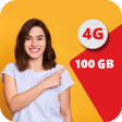 プログラムのアイコン：Daily Internet Data 25 GB…