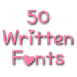 程序图标：Fonts for FlipFont 50 Wri…