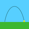 أيقونة البرنامج: Projectile Motion Simulat…