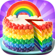 Programın simgesi: Rainbow Unicorn Cake Make…